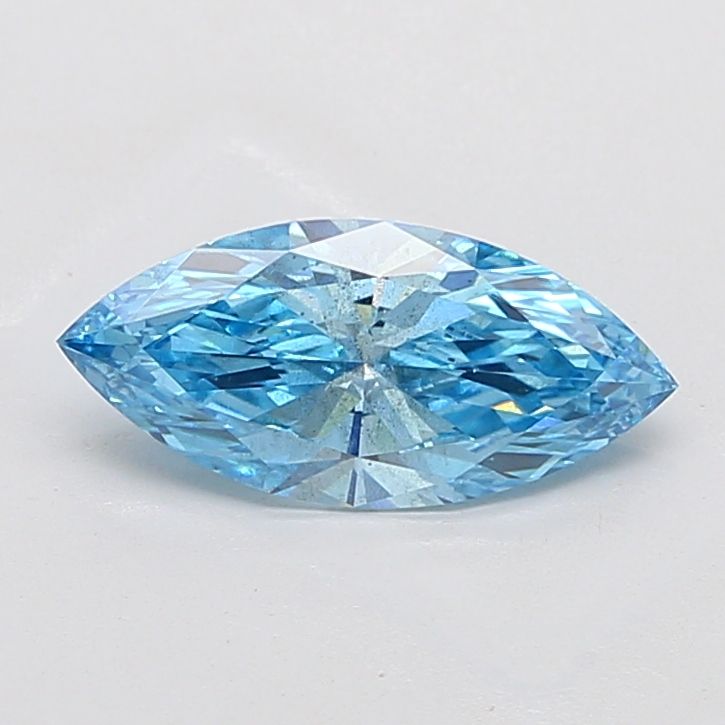 2.0 CT Fancy Vivid Blue MARQUISE