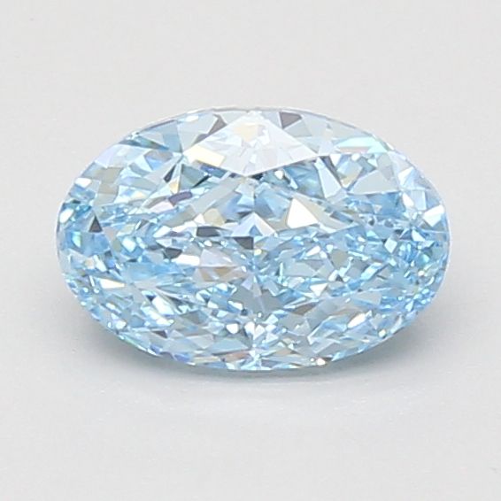 1.07 CT Fancy Vivid Blue OVAL