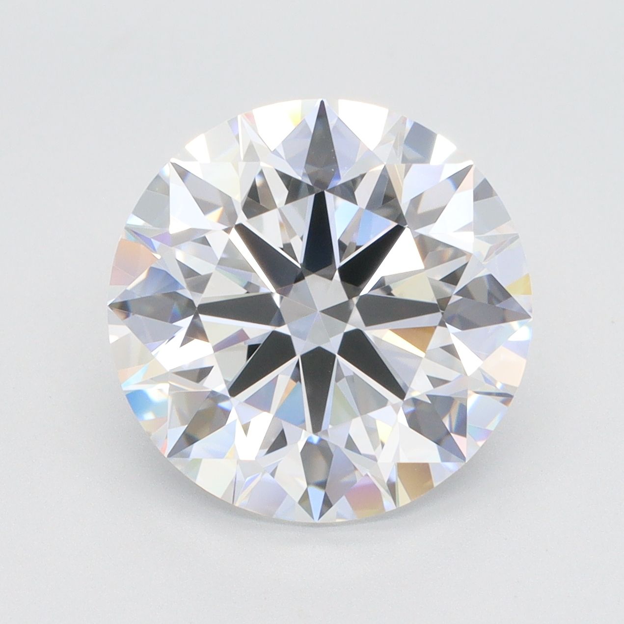 6.02 ct. round Lab Grown Diamond front image