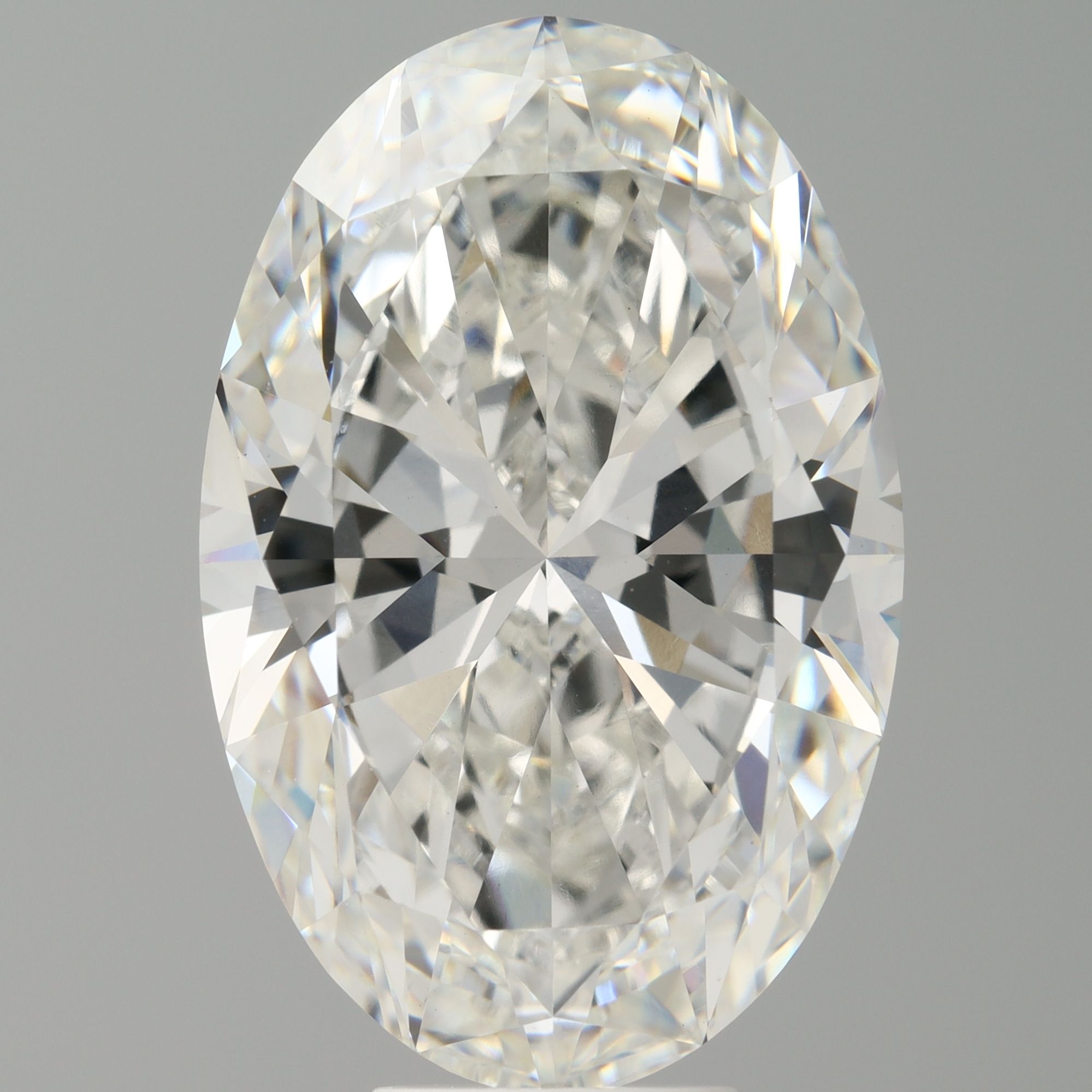 9.09 ct. oval Lab Grown Diamond front image