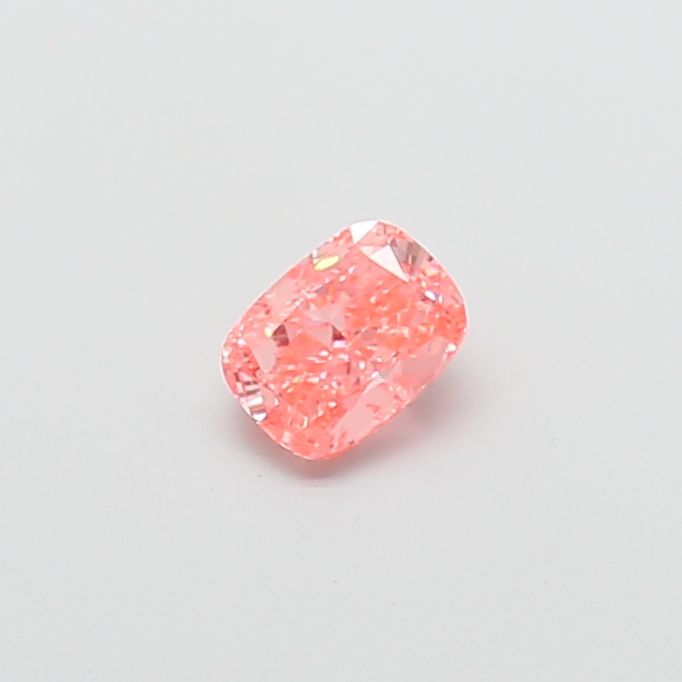 0.91 CT Fancy Vivid Pink CUSHION MODIFIED