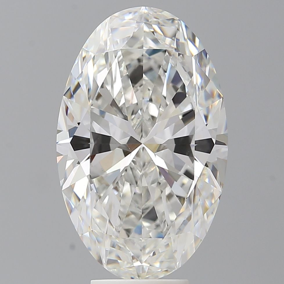 7.07 ct. oval Lab Grown Diamond front image