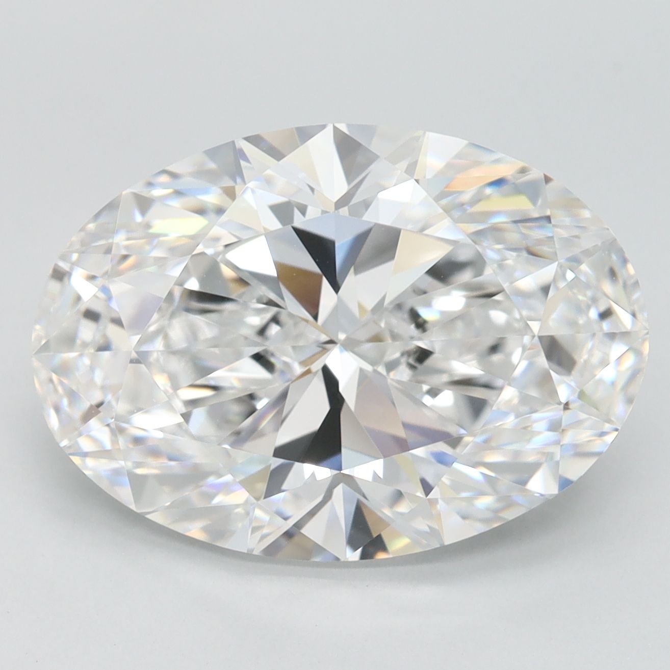 5.70 ct. oval Lab Grown Diamond front image