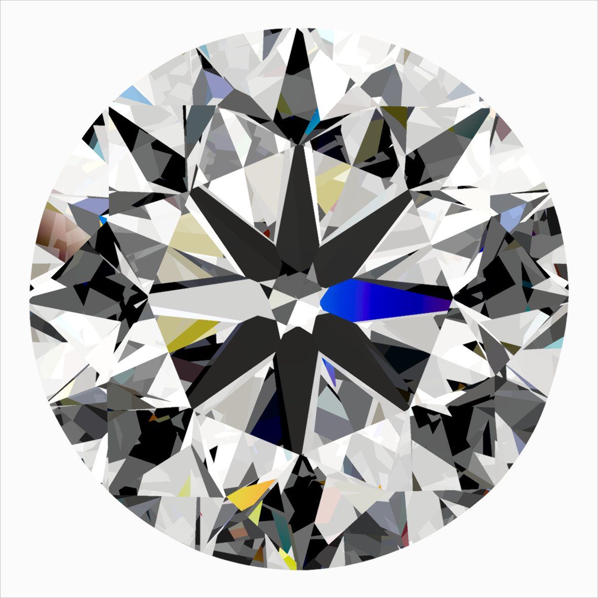 0.41 ct Round diamond