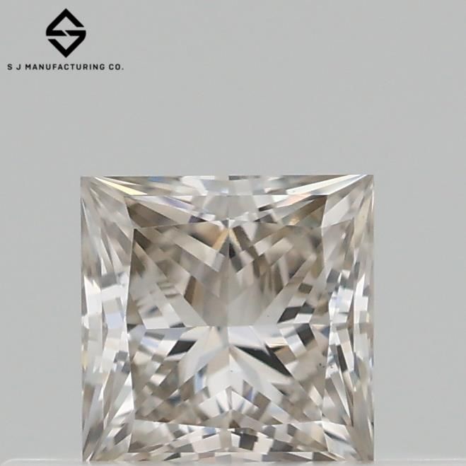 0.26 ct lab-grown Princess Diamond