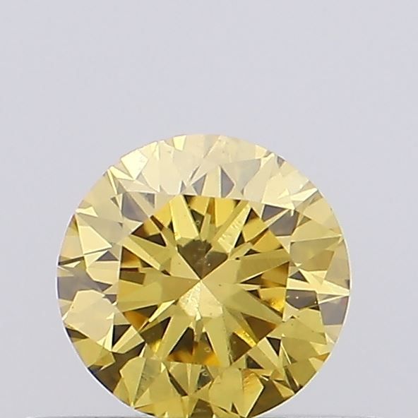 0.29 CT Fancy Intense Yellow ROUND