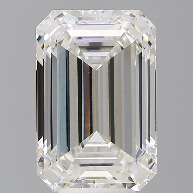7.09 ct. emerald Lab Grown Diamond front image