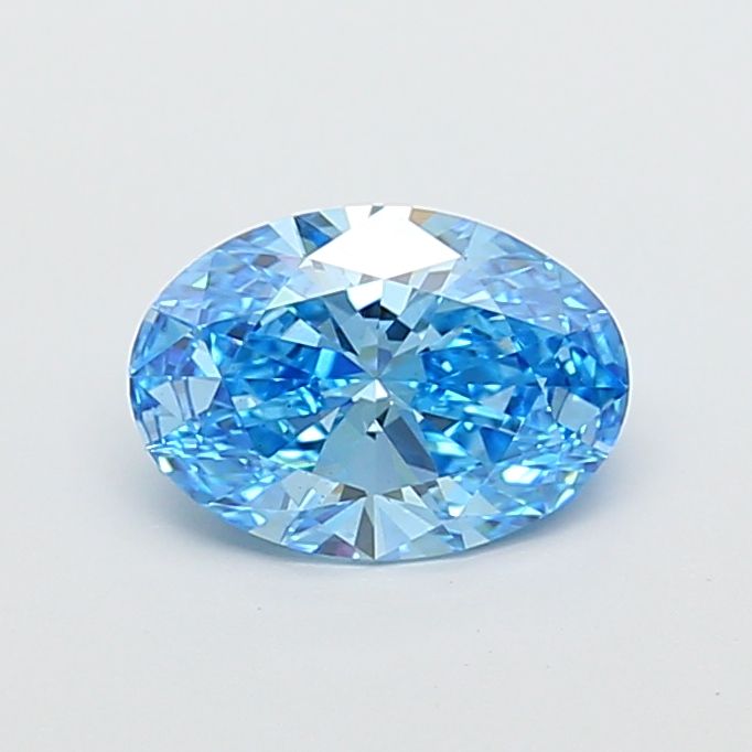 2.0 CT Fancy Vivid Blue OVAL