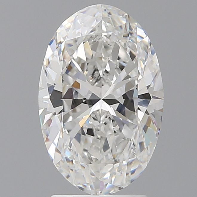 2.57 ct. oval Lab Grown Diamond front image