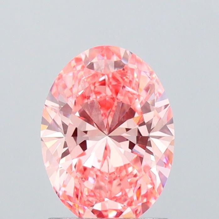 1.49 CT Fancy Vivid Pink OVAL