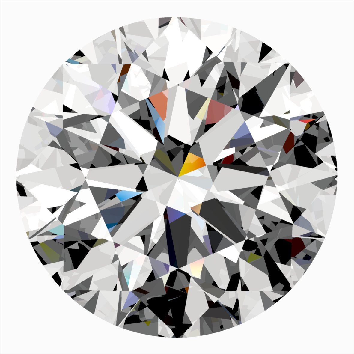 0.34 ct Round diamond