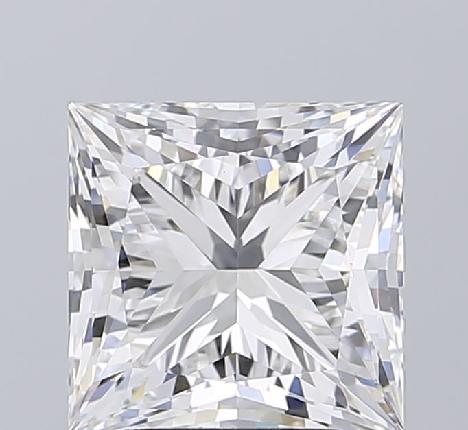 3.83 ct. princess Lab Grown Diamond front image