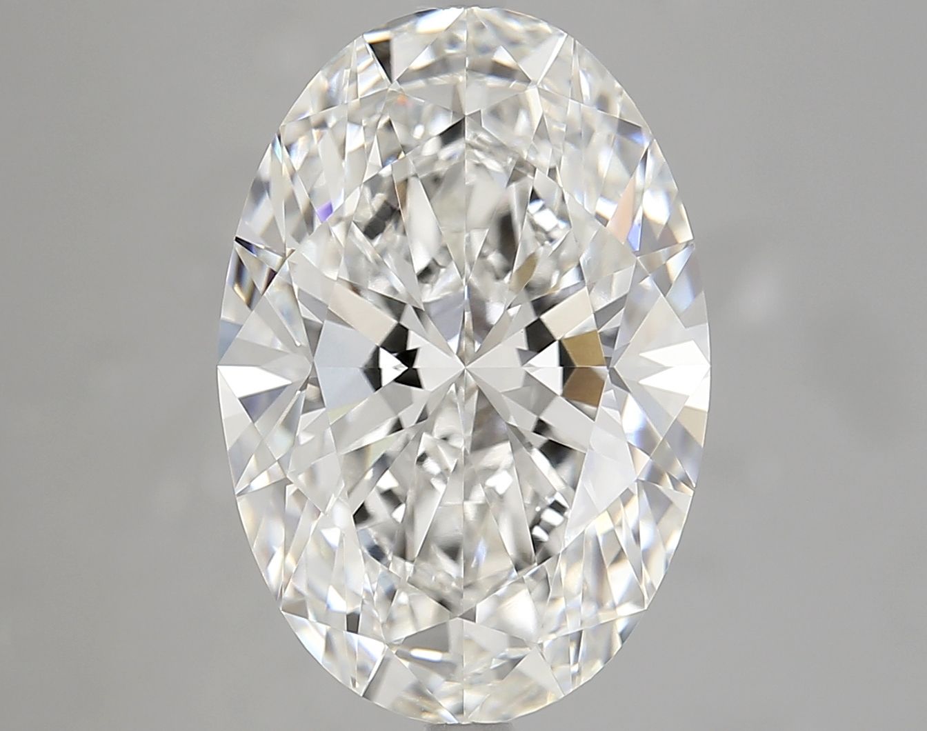 7.03 ct. oval Lab Grown Diamond front image