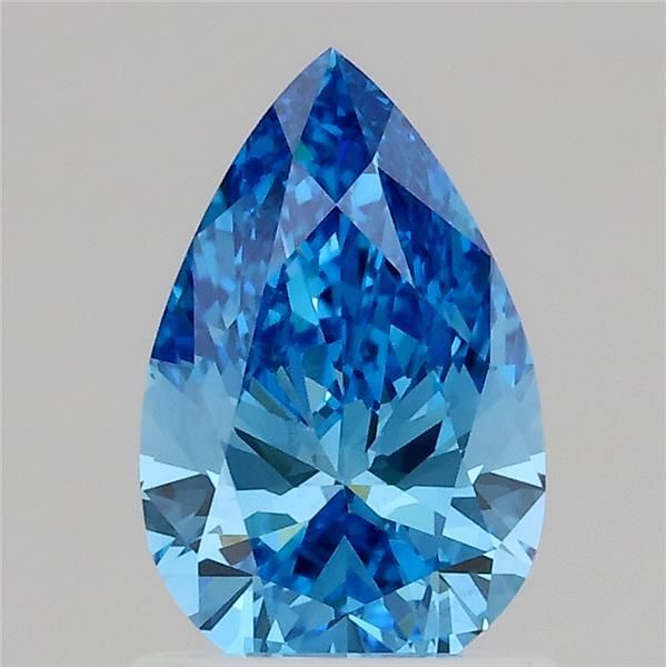 1.04 CT Fancy Vivid Blue PEAR