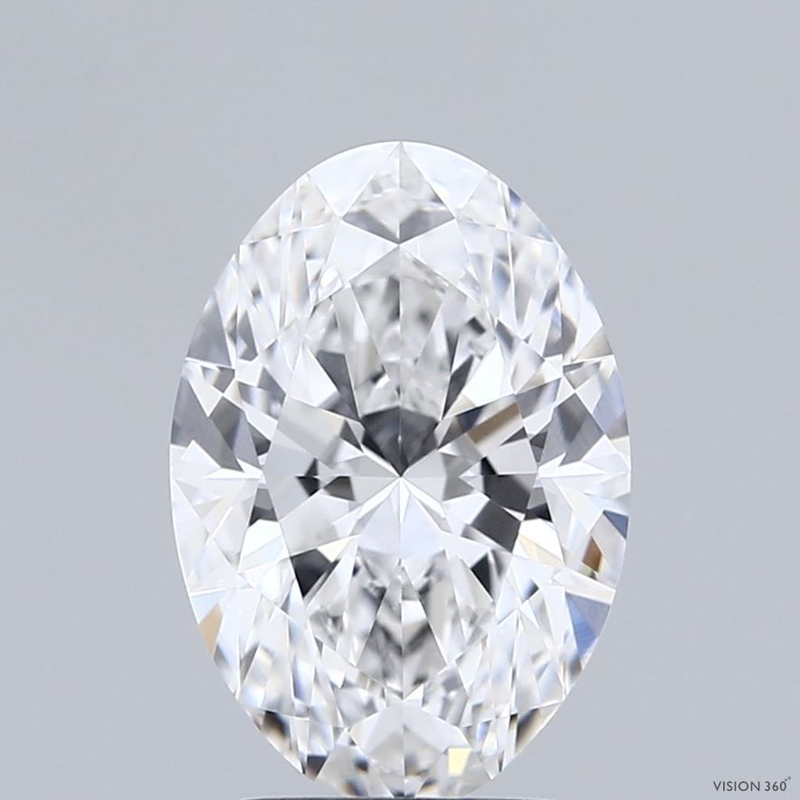 2.56 ct. oval Lab Grown Diamond front image