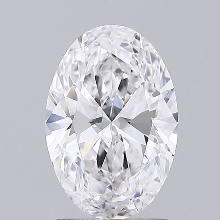 1.67 ct. oval Lab Grown Diamond front image