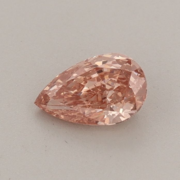 0.41 CT Fancy Intense Brown Orange PEAR