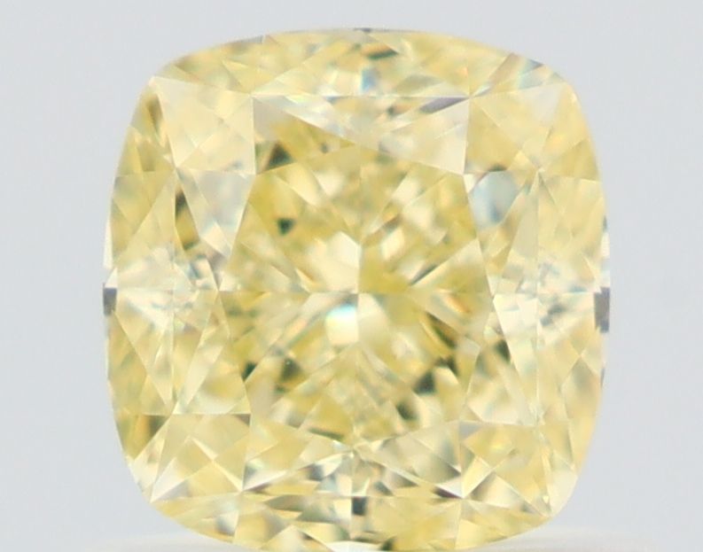 Diament 0.91 ct Faint Yellow/VVS2