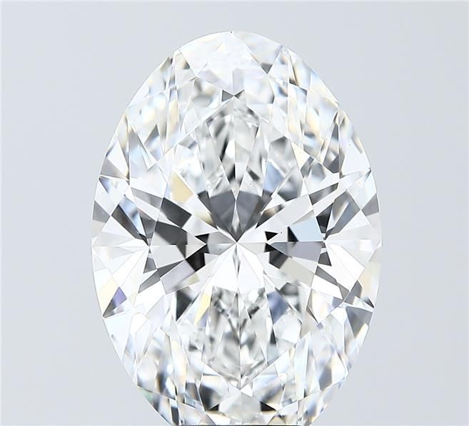 8.09 ct. oval Lab Grown Diamond front image