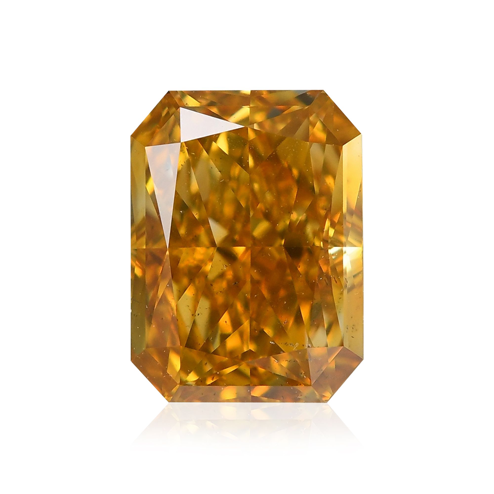 Diament 1.27 ct Fancy Deep Orange Yellow/SI1
