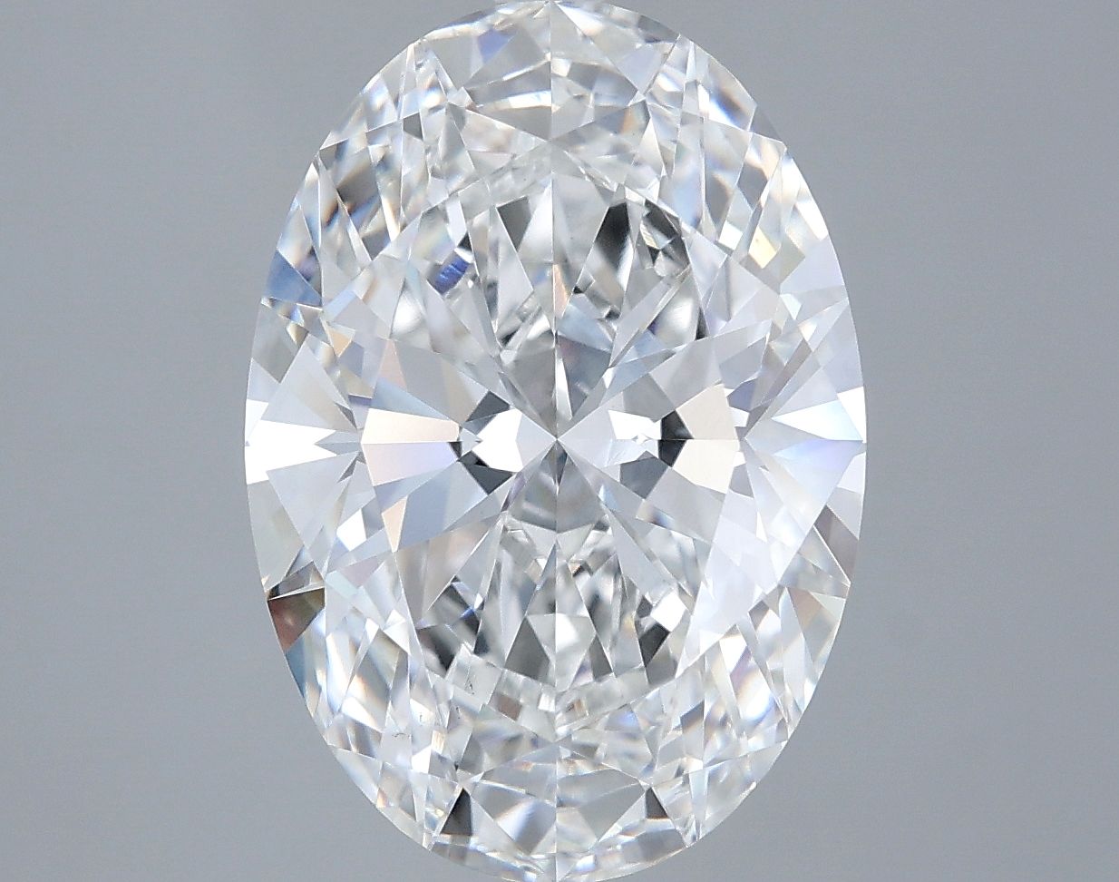 6.04 ct. oval Lab Grown Diamond front image