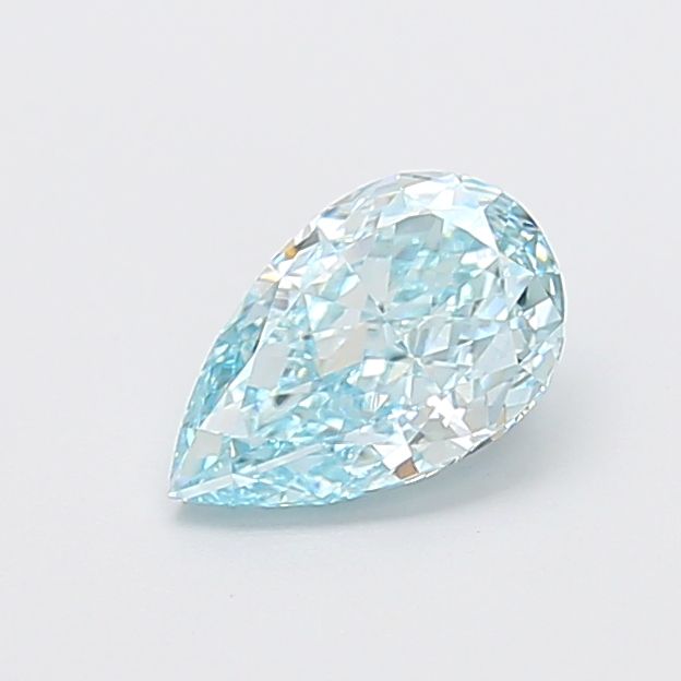 1.23 CT Fancy Vivid Blue PEAR