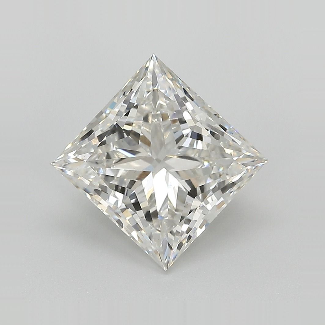 3.38 ct. princess Lab Grown Diamond front image