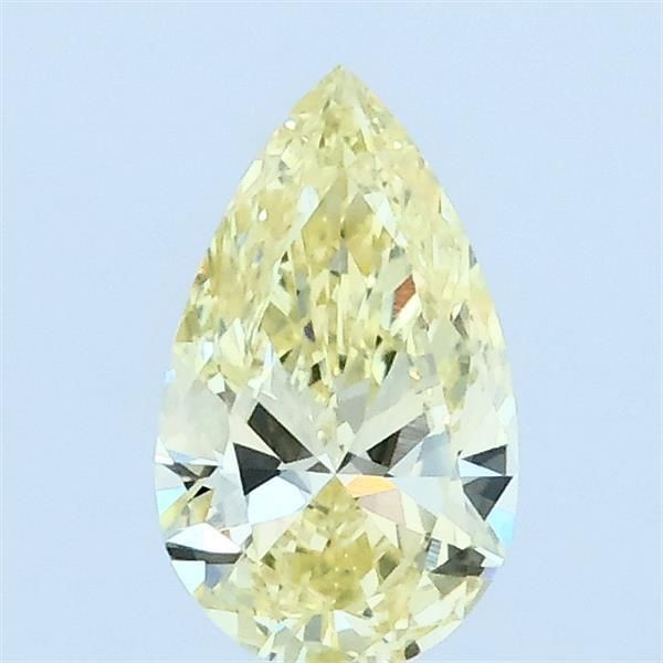 0.61 CT Fancy Yellow PEAR