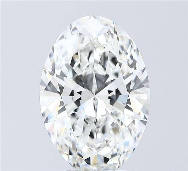 4.09 ct. oval Lab Grown Diamond front image