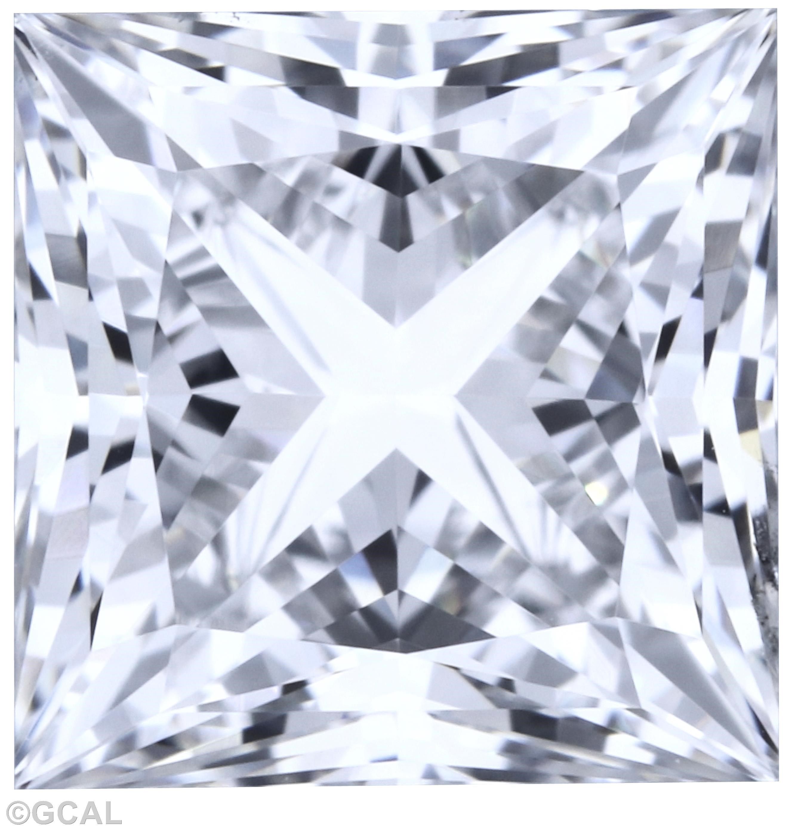 0.91 ct lab-grown Princess Diamond