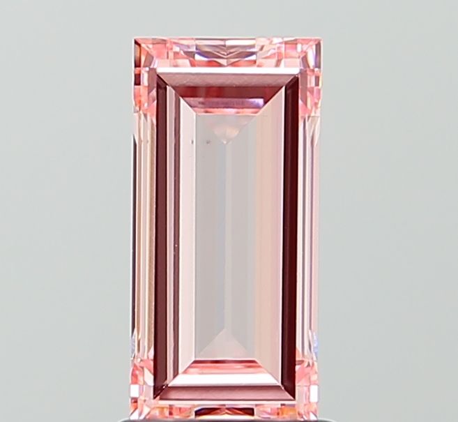 1.5 CT Fancy Intense Pink BAGUETTE