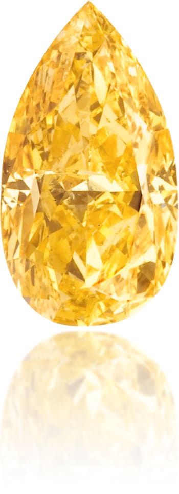 Diament 0.51 ct Fancy Intense Orangey Yellow/I1
