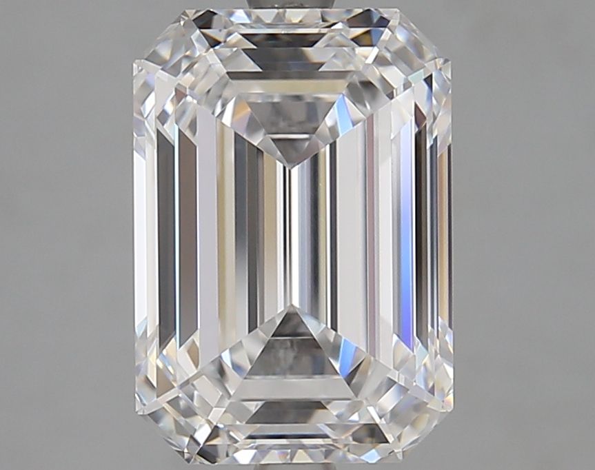Diamant Émeraude 4.02 ct - Couleur D - Pureté VVS1