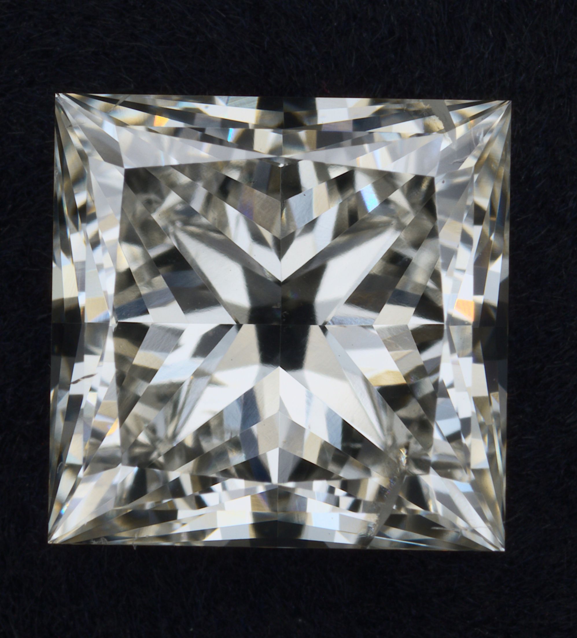 3.02 ct. princess Lab Grown Diamond front image