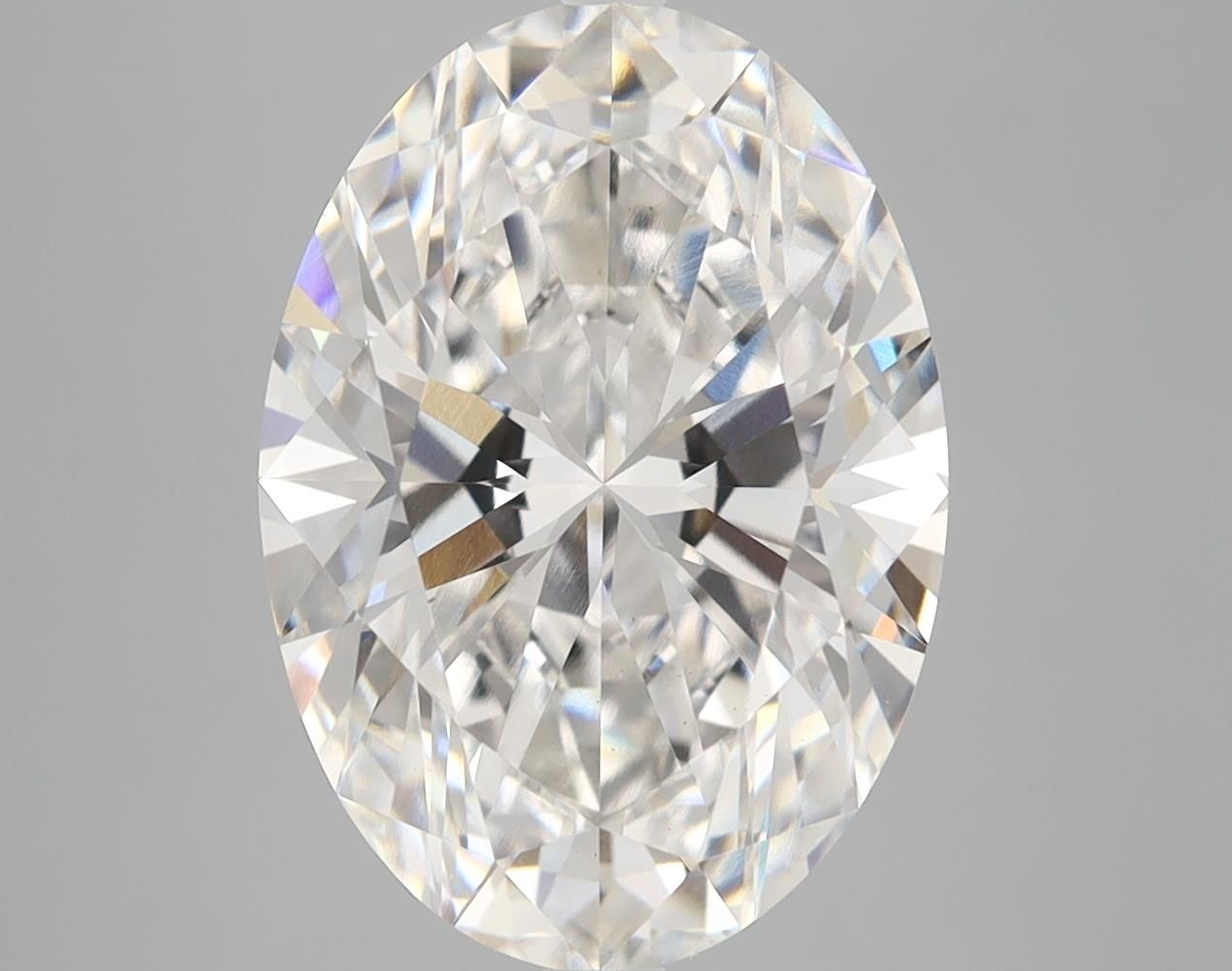 5.34 ct. oval Lab Grown Diamond front image