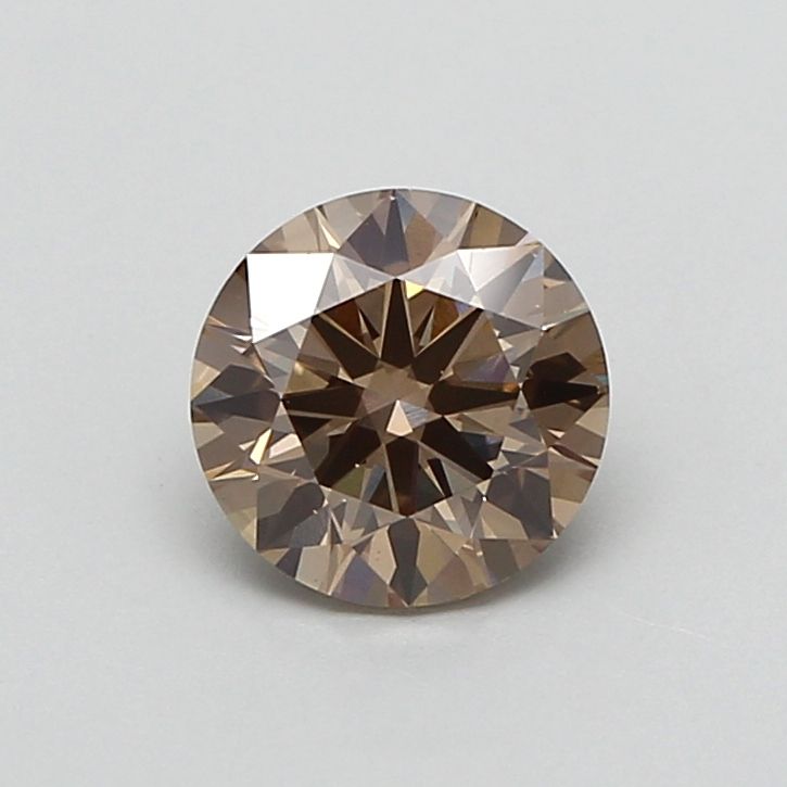 1.4 CT Fancy Light Brown ROUND