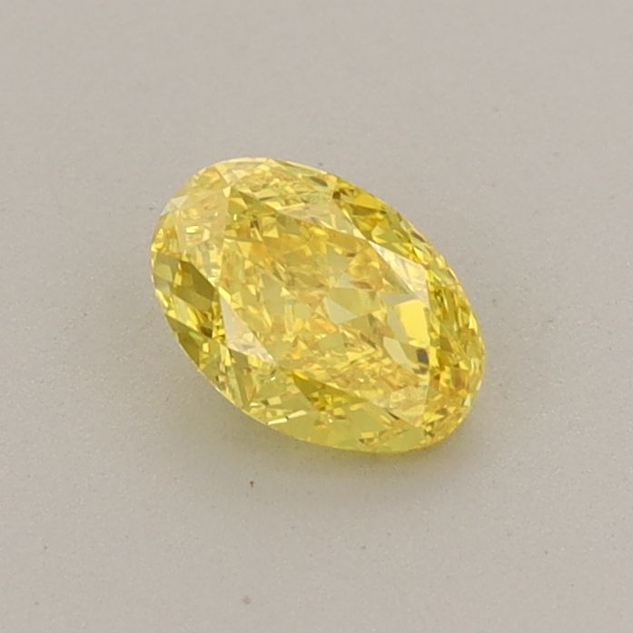 0.39 CT Fancy Vivid Yellow OVAL