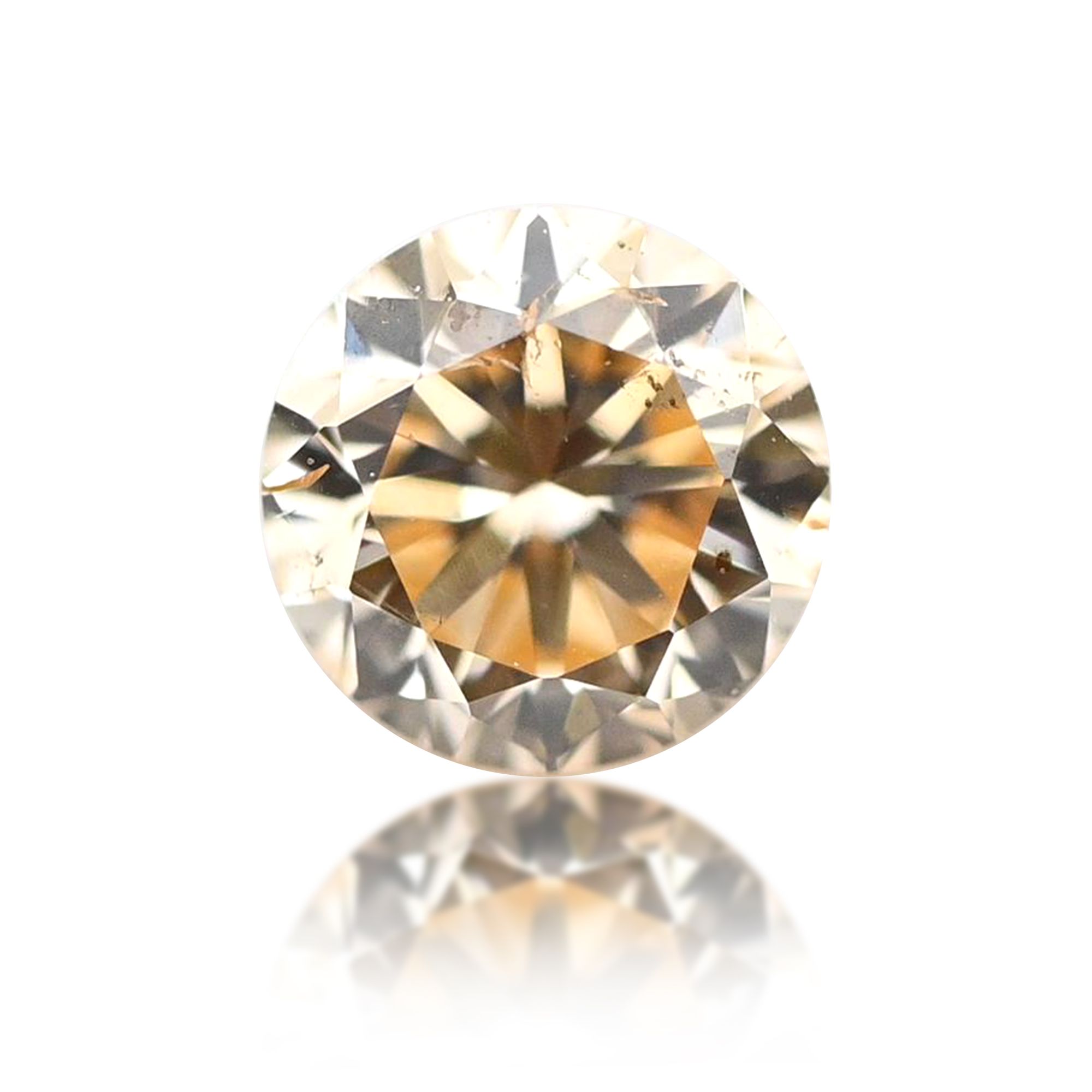 Diament 0.1 ct Fancy Yellow Orange/