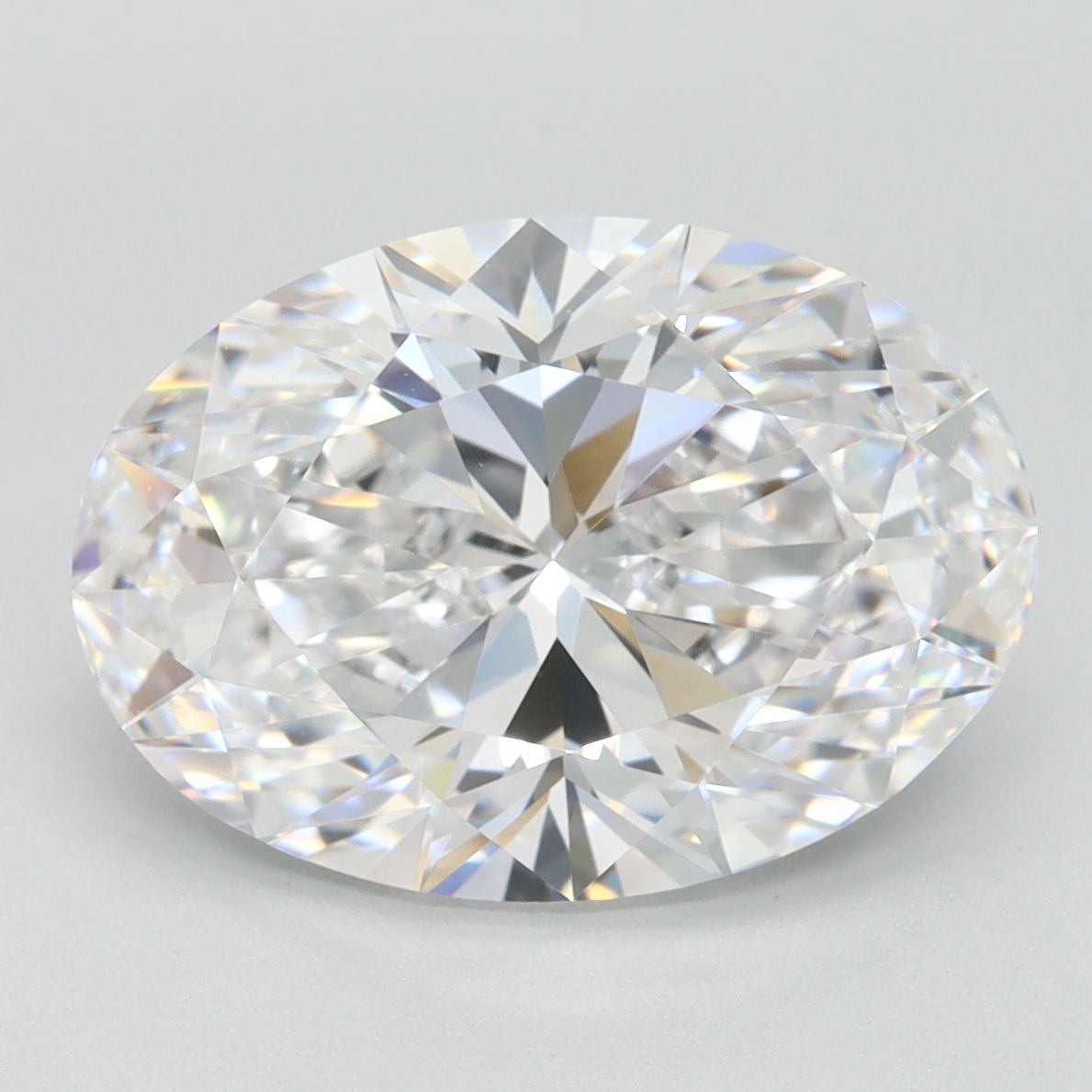 3.85 ct. oval Lab Grown Diamond front image