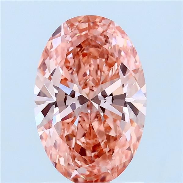 1.51 CT Fancy Vivid Pink OVAL