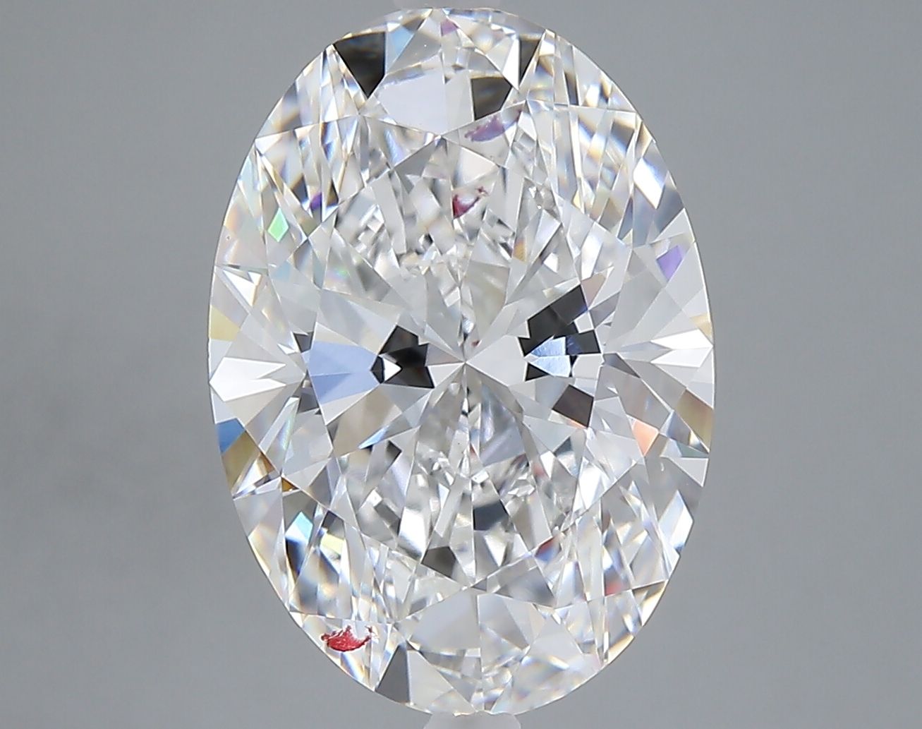 6.05 ct. oval Lab Grown Diamond front image