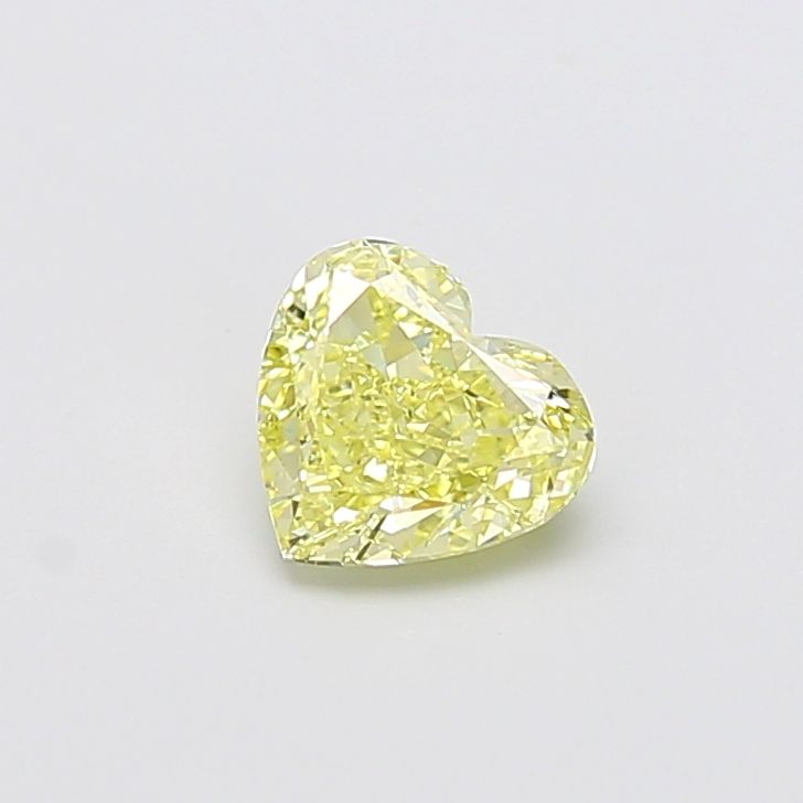 1.01 CT Fancy Yellow HEART
