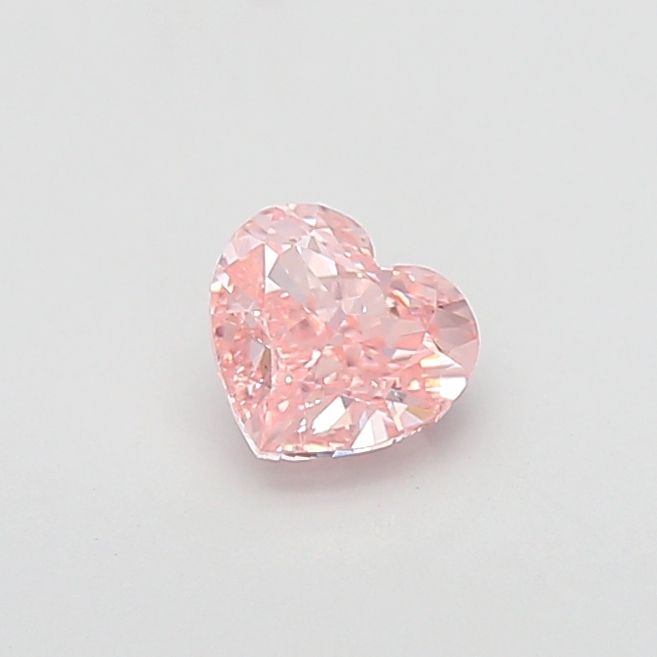 0.81 CT Fancy Intense Pink HEART