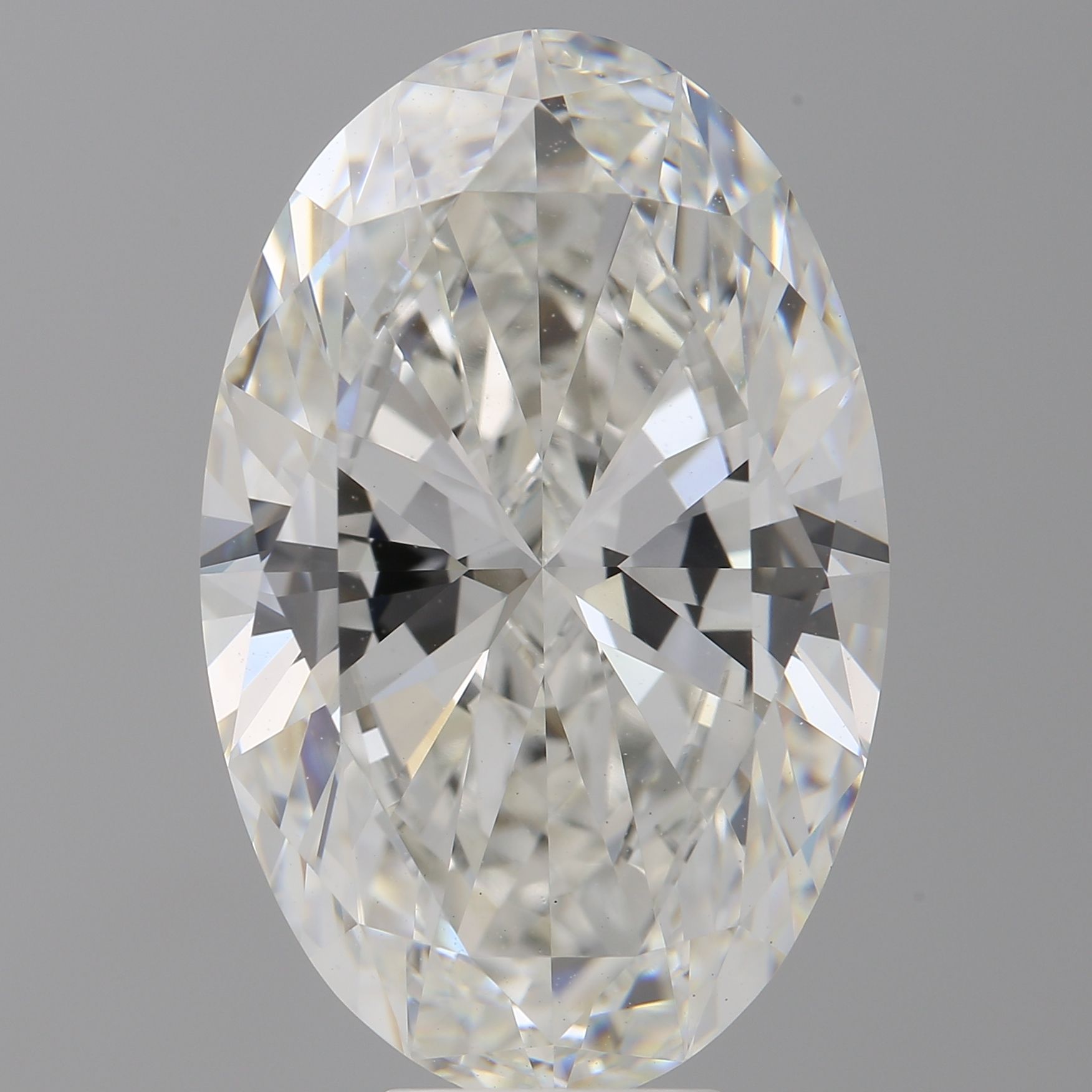 9.56 ct. oval Lab Grown Diamond front image