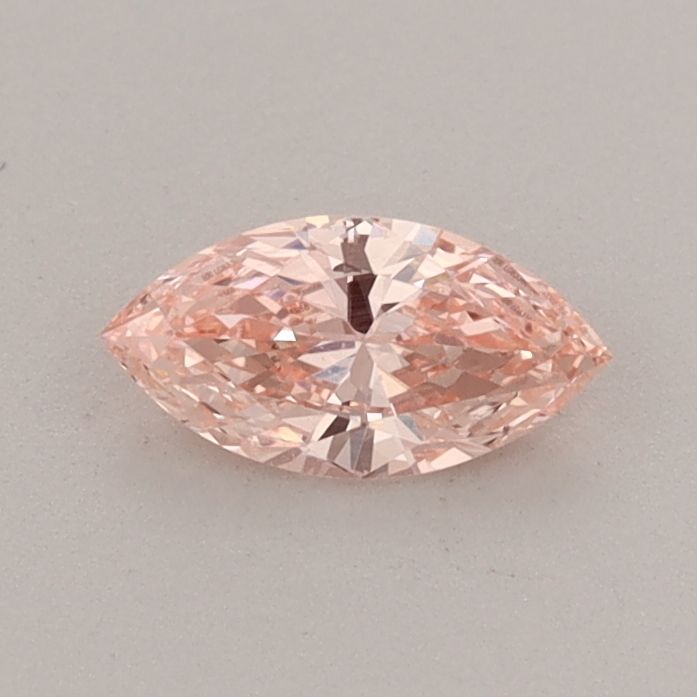 0.33 CT Fancy Intense Orangey Pink MARQUISE