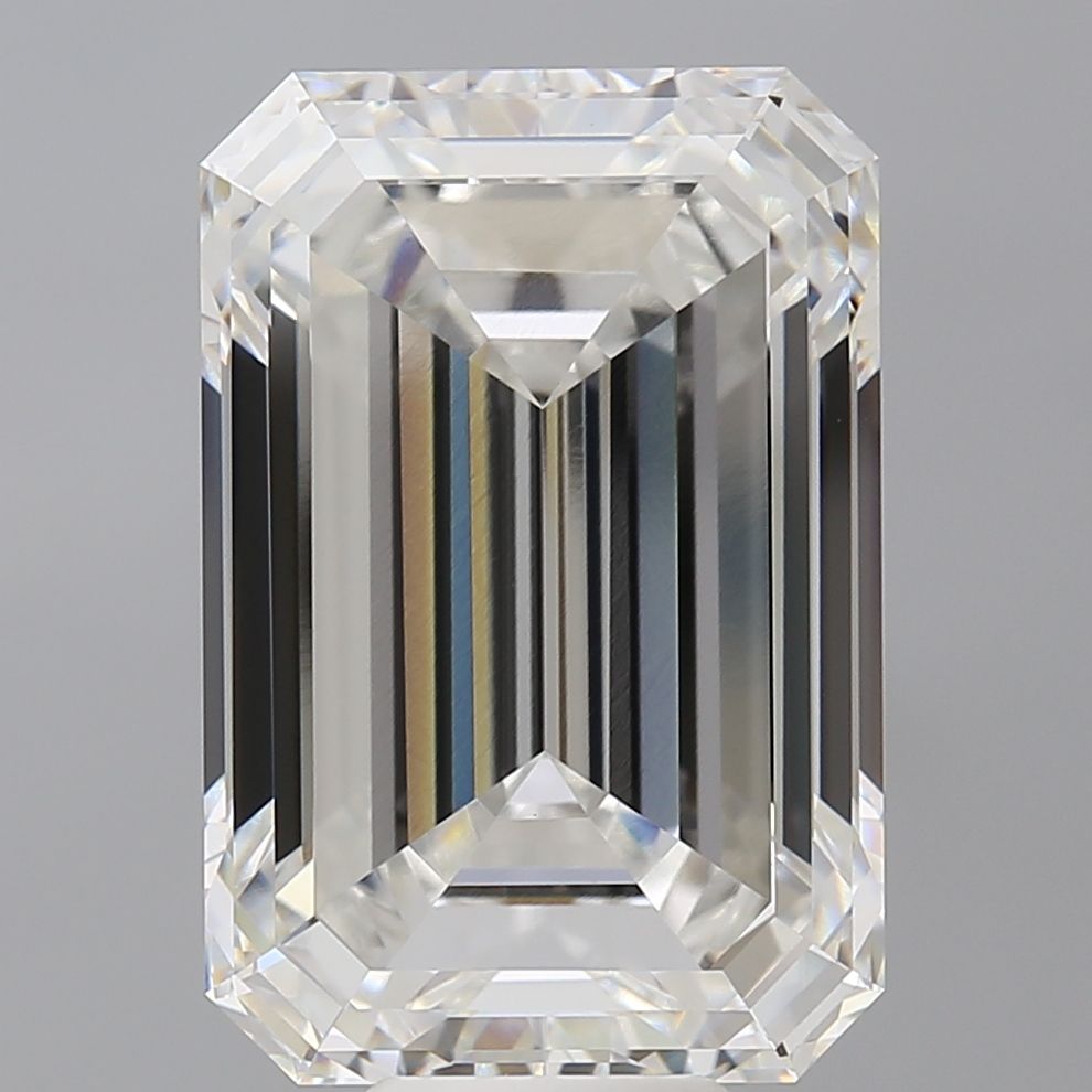 12.57 ct. emerald Lab Grown Diamond front image