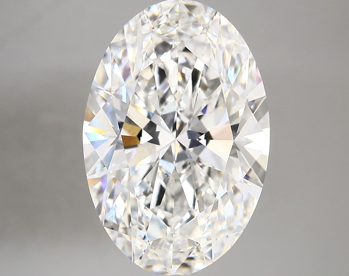 7.03 ct. oval Lab Grown Diamond front image