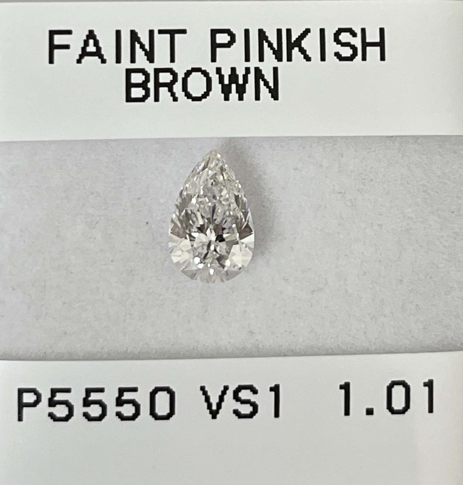1.01 ct Pear diamond