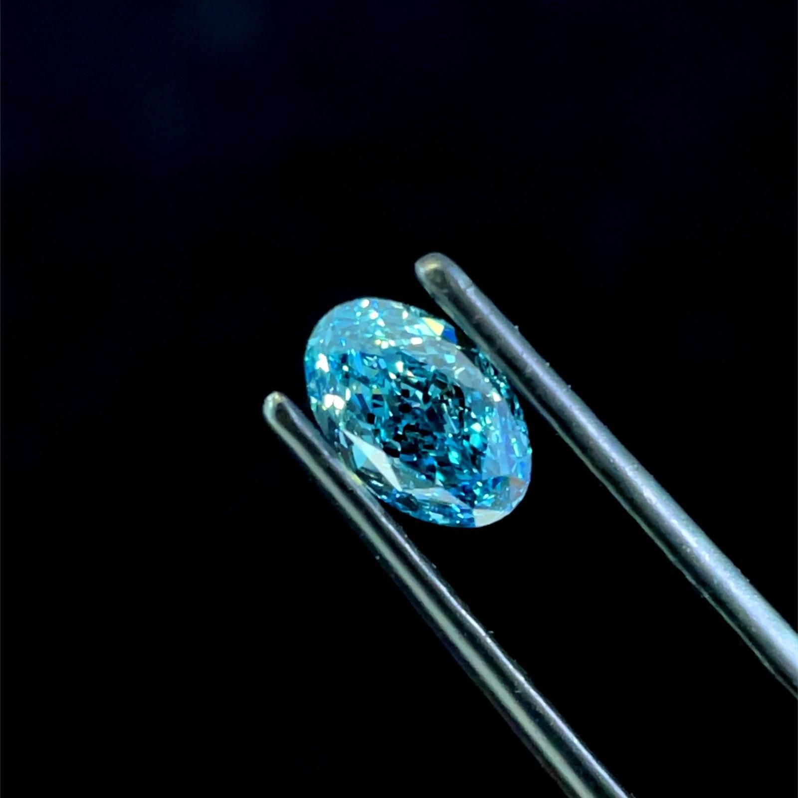 1.01 ct. oval Lab Grown Diamond front image