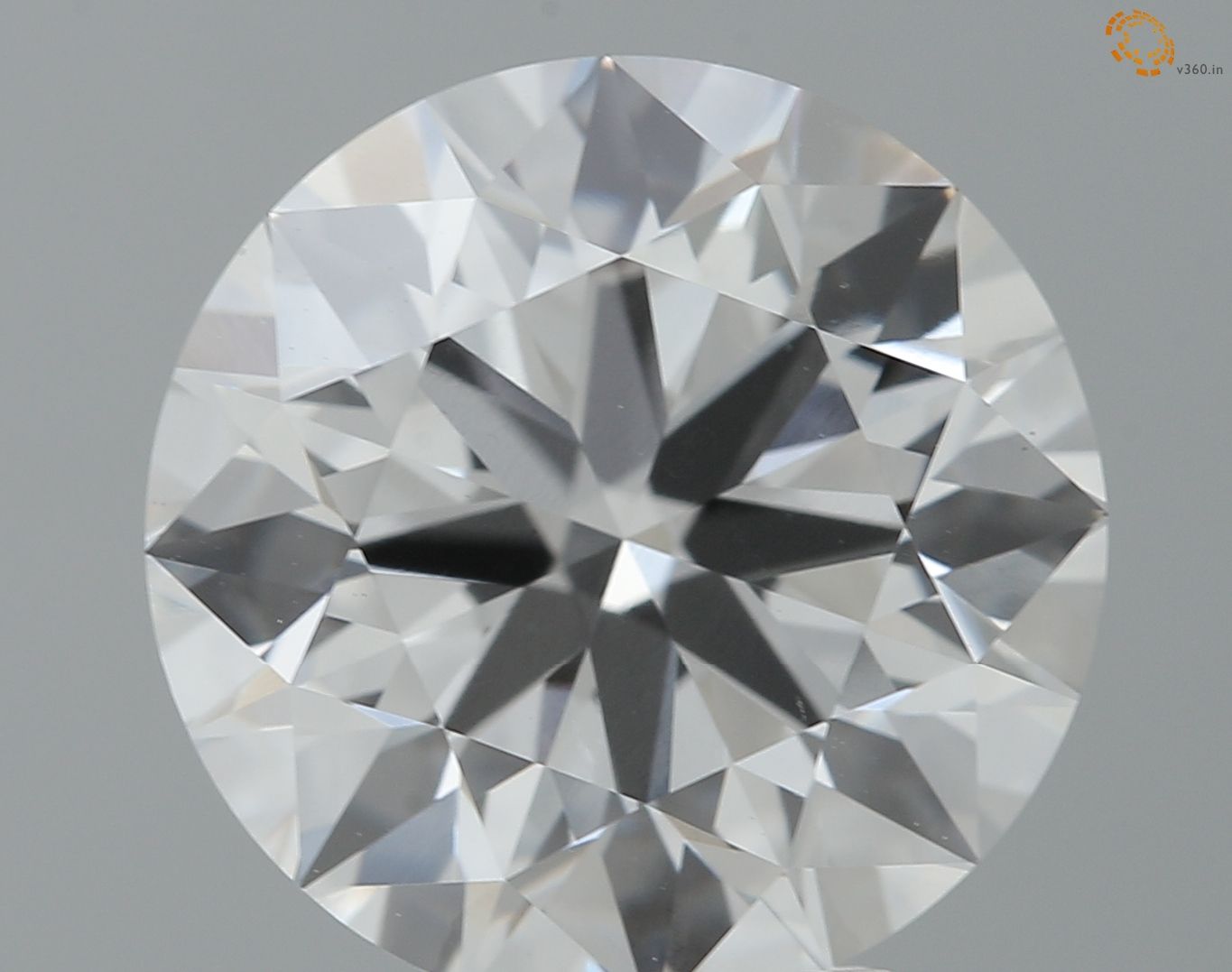 5.62 ct. round Lab Grown Diamond front image